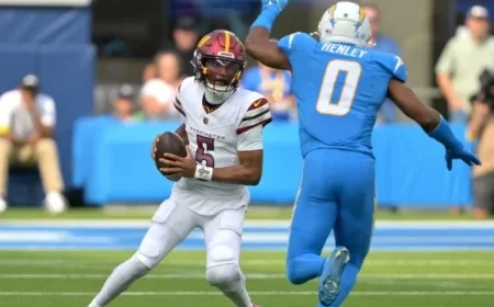 Commanders Stun Chargers in LA to Boost Record to 3-2