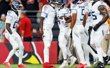 QB Cam Ward Secures First NFL Victory as Titans Shock Cardinals