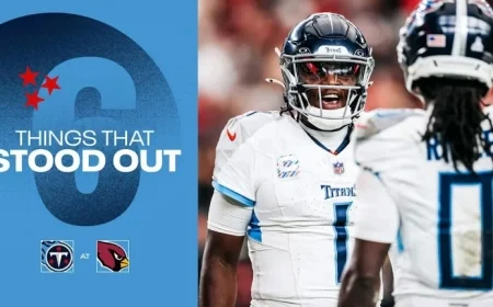 Top Six Highlights from the Titans’ Thrilling Comeback Victory Against the Cardinals on Sunday