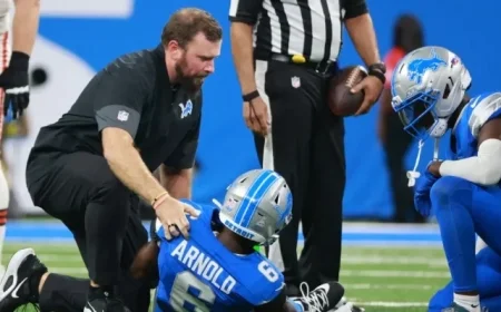 Lions Cornerback Terrion Arnold Faces Extended Absence Due to Injury