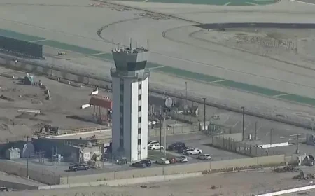 FAA warns of no air traffic controllers at Hollywood Burbank Airport on Monday evening