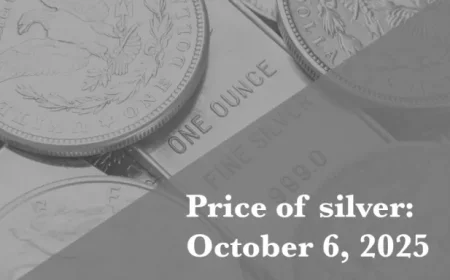 Silver Price Update for Monday October 6 2025