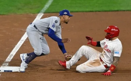 Mookie Betts and Max Muncy shine with game-saving play in Dodgers NLDS Game 2 victory