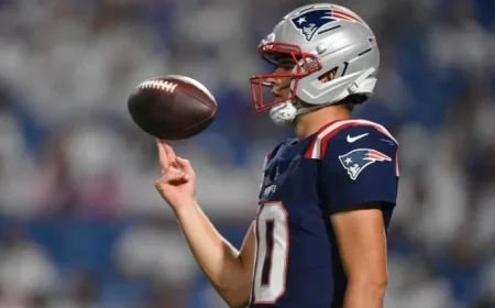 Drake Maye Shines Brightly as Patriots Strive to Close the Gap