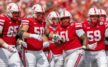 Key Insights into Nebraska Football’s Depth Chart Before the Maryland Game