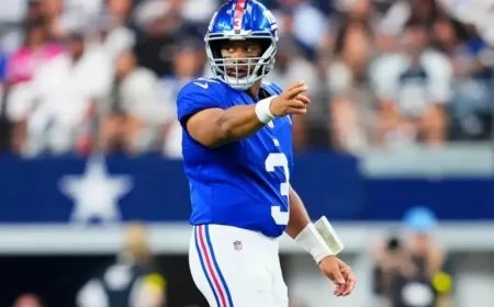 Giants Unveil Asking Price for Quarterback Russell Wilson in Potential Trade