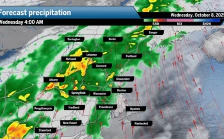 Rainy Wednesday Morning Commute and Afternoon Chill: Your Hour-by-Hour Forecast