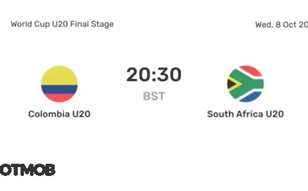Live Updates Colombia U20 vs South Africa U20 Score Predictions Lineups H2H Stats