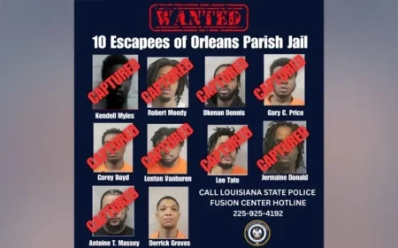 Derrick Groves captured ending a five-month manhunt for final New Orleans jail escapee