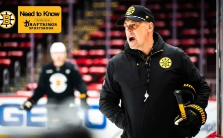 Essential Details: Bruins Face Off Against Capitals