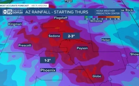 Prepare for October Rain and Flooding as Priscilla’s Remnants Impact Arizona