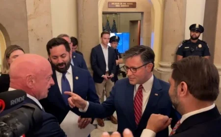 Democratic Senators Clash with Speaker Johnson Over Grijalva Swearing In and Government Shutdown Strategy
