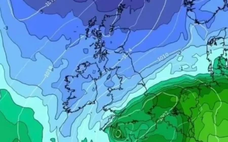 Brits Brace for Arctic Blast as Weather Maps Predict 0C Freeze Across the UK