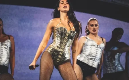 Dua Lipa Shines at The Forum Embracing Radical Optimism as Pop’s Disco Sophisticate