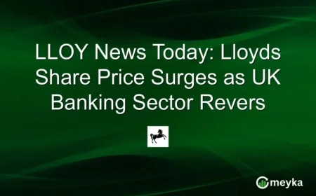 Lloyds Stock Soars Amid UK Banking Sector Reversal in Today’s LLOY News