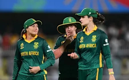 South Africa Targets Victory Against India Following Initial Setback
