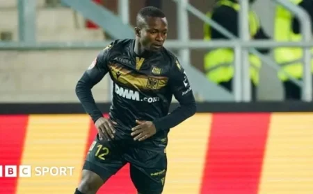 Togo Midfielder Samuel Asamoah Suffers Neck Injury in Advertising Board Collision