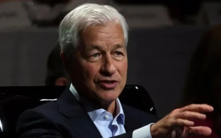 JPMorgan CEO Dimon Alerts Investors to Potential US Stock Market Correction Risk According to BBC