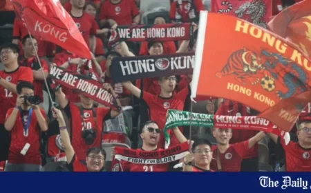 Hong Kong Fans Light Up National Stadium with Passion and Unity