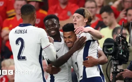 Live Updates and Stats: England vs Wales Friendly Match at Wembley