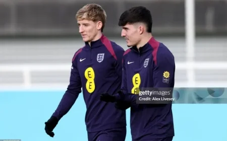 Anthony Gordon Disheartened by Club Teammate’s England Squad Omission