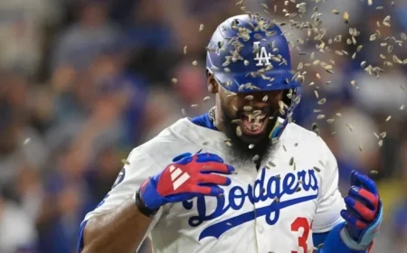 Dodgers Fans Silenced as Teoscar Hernandez Shines in NL Wild Card Game 1