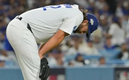 Discover the Reason Behind Dodgers Clayton Kershaw’s Challenging Playoff Performance Against the Phillies