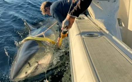 Scientists Capture Record-Breaking 14ft Great White Shark Contender at 30 Years Old