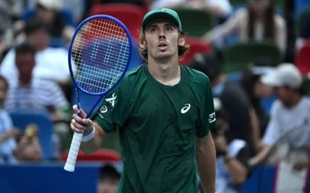 De Minaur Advances to Shanghai Masters Quarterfinals While Auger-Aliassime Stuns Musetti