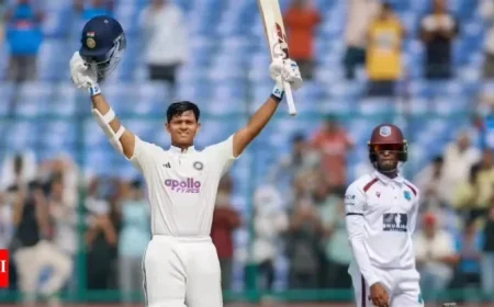 IND vs WI 2nd Test Day 1 Live Updates: Yashasvi Jaiswal Reaches 150 as Windies Opt for Second New Ball