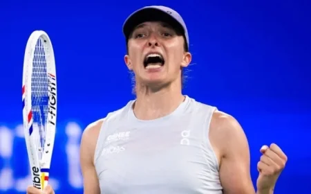 Iga Świątek Reaches the Top as She Catches Up with Belarusian Rival Stunning Victory Over Bencić Spurs Unbelievable News