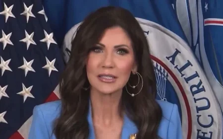 Kristi Noem Video Criticizing Democrats for Government Shutdown Broadcasted Nationwide at TSA Checkpoints
