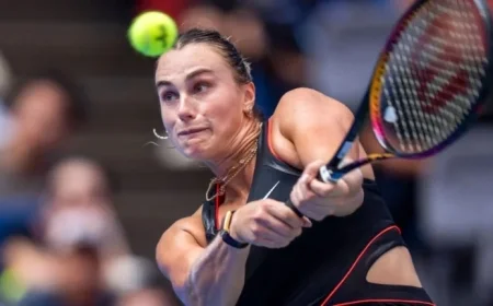 Aryna Sabalenka Achieves 20th Consecutive Victory in Wuhan Tennis Tournament