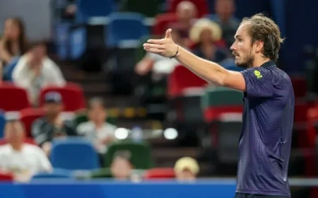 Daniil Medvedev Clashes with ‘Crazy’ Umpire and Mentions Rafael Nadal in Match Against Learner Tien