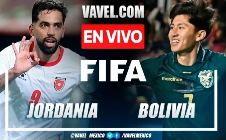 Live Updates: Jordania vs Bolivia Friendly Match Minute by Minute Coverage