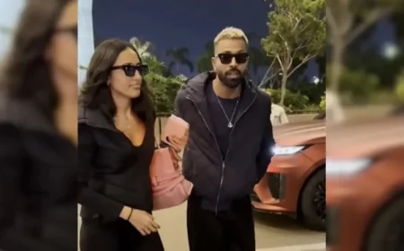 Video: Hardik Pandya and Rumored Girlfriend Mahieka Sharma Seen Together at Mumbai Airport