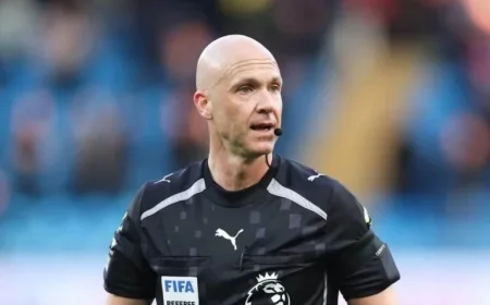 Premier League Referee Anthony Taylor Reveals Family Steers Clear of Matches Due to Abuse