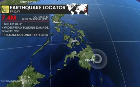 Powerful 7.4 magnitude earthquake hits off Philippines coast with tsunami warnings now lifted