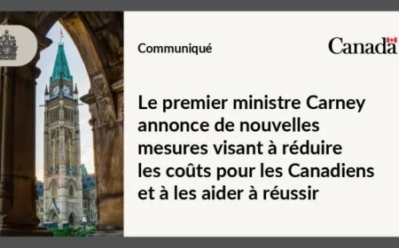 Prime Minister Carney Unveils New Strategies to Lower Costs and Boost Success for Canadians
