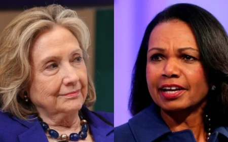 Hillary Clinton and Condoleezza Rice Praise Trump for Israel-Hamas Peace Deal and Explore Future Plans
