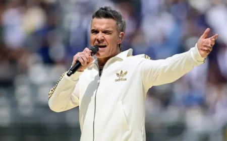 Robbie Williams Unveils UK Tour Dates Aligning with Upcoming Album Release