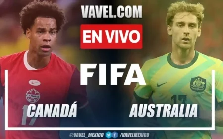 Canada vs Australia Live Minute by Minute in Friendly Match Coverage