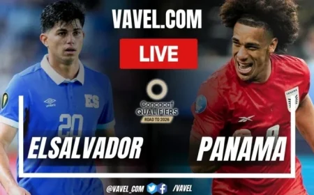 El Salvador vs Panama Live Score Updates in 2026 World Cup Qualifiers Match
