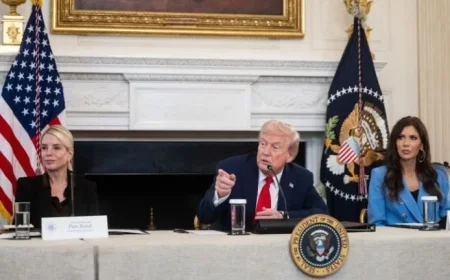 Trump Targets Antifa and the Media During White House Roundtable Discussion