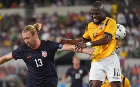 Balogun Scores in Second Half to Secure 1-1 Draw for USA Against Ecuador in Friendly Match