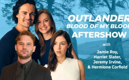 Outlander Blood of My Blood Aftershow Stars Analyze Julia and Henry’s Decision and Brian’s Shocking Action Video