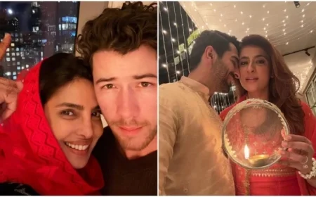 From Priyanka and Nick to Ayushmann and Tahira Discover How Bollywood Stars Celebrated Karwa Chauth