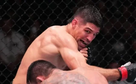 Vicente Luque cautions Joel Alvarez about the increased power at welterweight