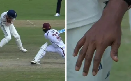 India Star’s Mind-Blowing Catch: A Painful Yet Brilliant Display of Skill