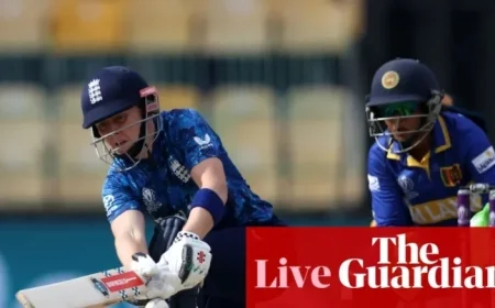 Live Updates: England vs Sri Lanka in Women’s Cricket World Cup